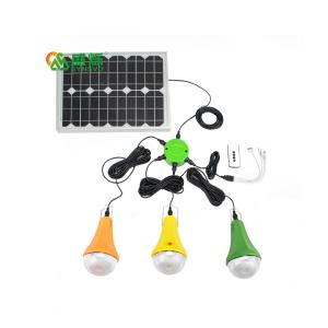 China 3pcs*3W Solar Powered Led Wall Light With Phone Charger factory