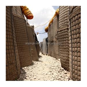 China Square Hole Shape High Strength Gabion Flood Barrier Sand Wall Defensive Bastion Barriers factory