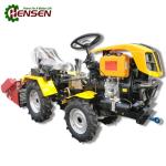 Four wheel diesel tractor that can be equipped with a variety of agricultural