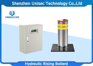 China Integrated Electro - Hydraulic Rising Security Bollards With Rising Height 600mm factory