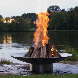 China Customized Weathering Steel Charcoal Burning Fire Pit For Camping factory