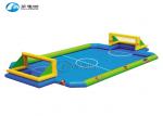 pvc tarpaulin inflatable soccer field inflatable water football field