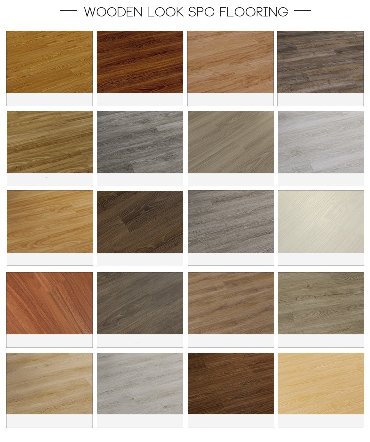 4.0mm-6.0mm Vinyl Plank Floor Luxury Waterproof SPC Vinyl Floor