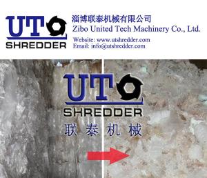 China double shaft shredder, plastic granulator, plastic fime shreder, plastic crusher, waste soft plastic material recycling factory