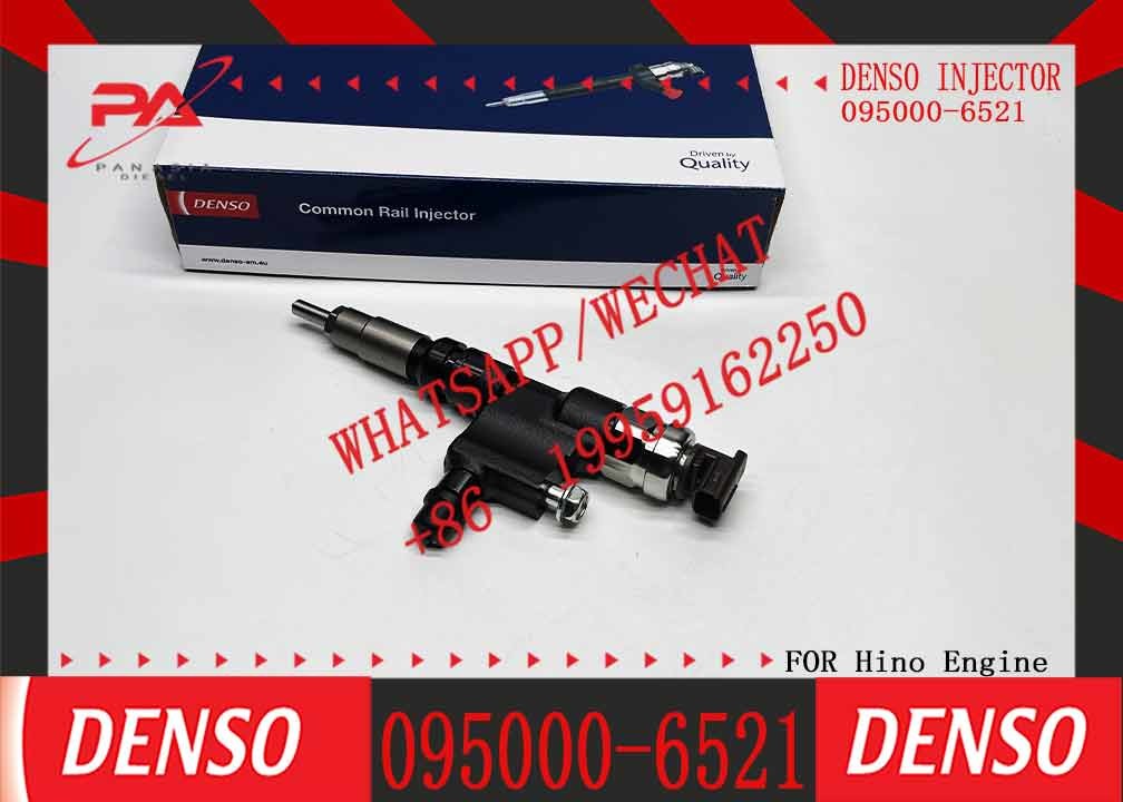 Genuine Common Rail Diesel Fuel Injector 095000-6520 095000-6521 095000-6520 23670-E0090 23670-E0091 23670-79026 23670-7
