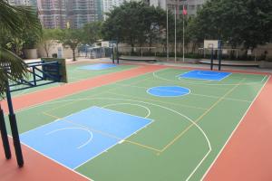 China Fadeless Paddle Tennis Court All Weather Acrylic Basketball Court Surface factory