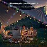 Green Orange Color Motion Sensor Outdoor Lights With Toughened Glass Lampshade
