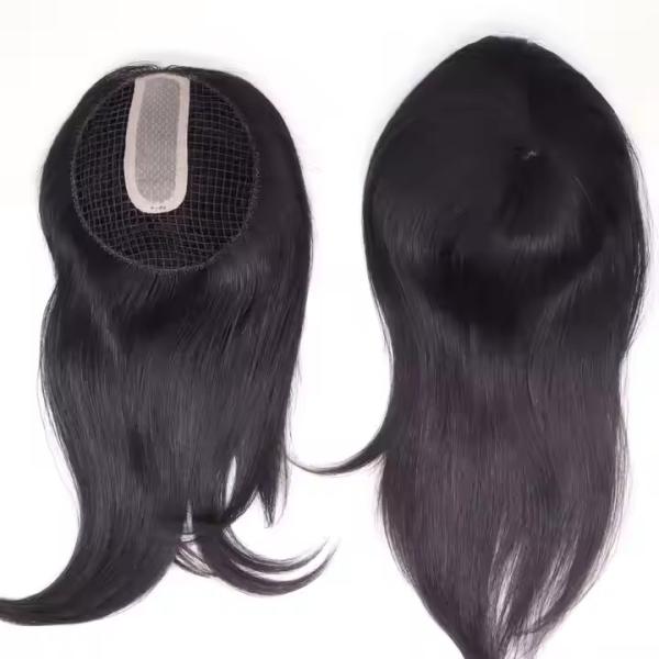 Hot Sale RAW Virgin Hair Topper Human Fish Net Women Topper Human Hair Toupee