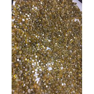 MCD Mono Crystalline Diamond Dodecahedron / Tower Shaped Yellow Rough Diamond