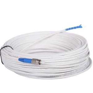 China GJYXFCH-1B6-SM 200M 1 core 2mm*5mm FRP Steel wire Indoor Outdoor Fiber Patch Cord FTTH Fiber Optic Cable factory