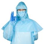 Disposable Medical Surgical Cap Hood , Disposable Protective Head Wear
