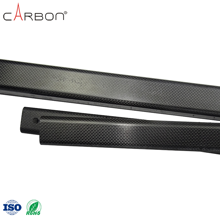 Non-volatile 3Mm Square Carbon Fiber Pipe for Shoe Production Process