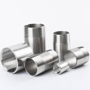 China Gas Stainless Steel Screwed Pipe Fittings With Customizable Wall Thickness And SCH5-SCH160 factory