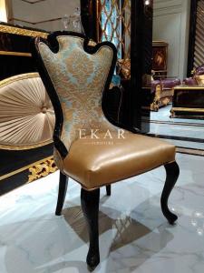 China Modern Dining Chair Chinese Dining Chair Genuine Leather Dining Chair Leather Dining Chair factory