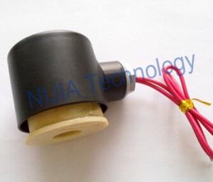China 24V -380V Water Solenoid Valve Coil with Black Iron Cover for 2/2 Way Solenoid Valve factory