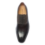 BRUNO VIERO Navy Lace Up Mens Leather Dress shoes