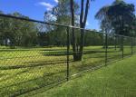 Dipped Galvanized Chain Link Fence With 35-300G per Square Meter Zinc Coating;