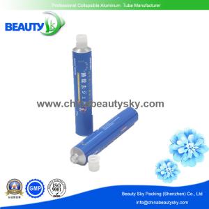 China Colorful Collapsible Aluminium Tube for pharmaceutical ointment with varies of nozzle and caps from 10ml to 150ml factory
