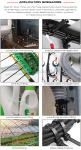 0.30" Width Industrial Zip Ties 10"~20" Lengths, Heavy Duty Black Polyamide