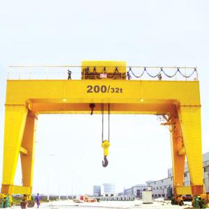 China M6 150 Ton Double Girder Gantry Crane Heavy Duty Large Loading Capacity factory