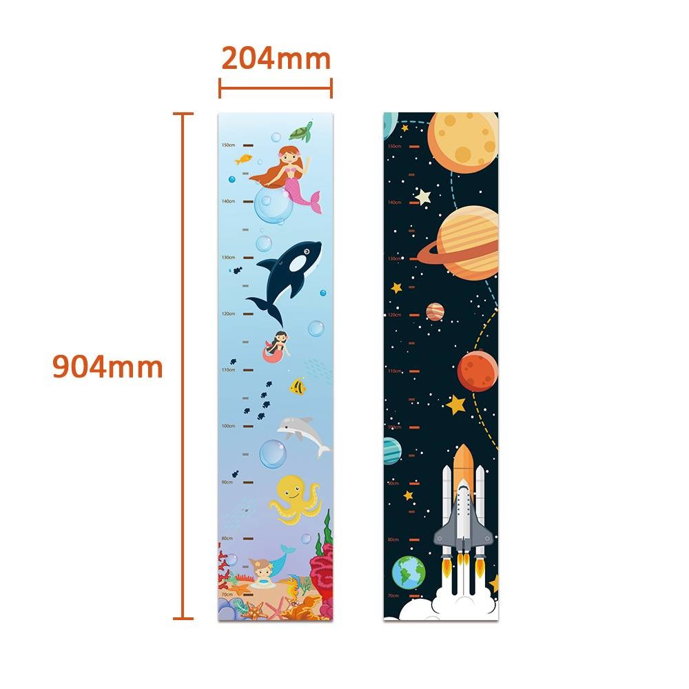 Children's Removable Laminated Poster Board Dry Erase Growth Chart Poster
