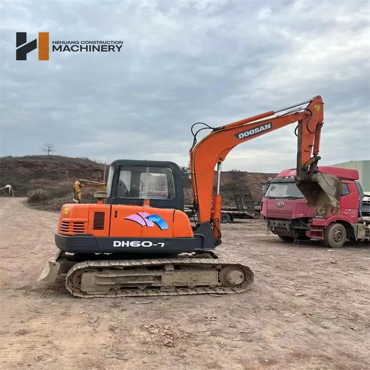 6 Ton Doosan DH60-7 Second-hand Excavator with Other Hydraulic Cylinder