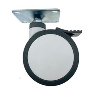 China 3 Inch TPR Medical Caster Wheels With Brake Swivel Caster For Hospital Equipment factory