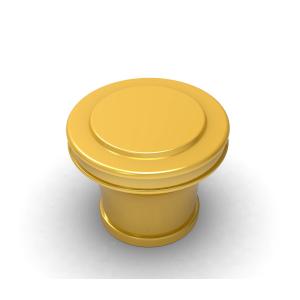 Shape Customized 15mm Bottle Neck Electroplate Zamac Perfume Cap