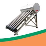 INMETRO Vacuum Tube Solar Water Heater Galvanized Steel