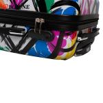 Customized Logo 0.8mm ODM 190D 4wheel Cabin Luggage