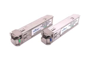 China Compatible Sfp Modules 1.25G BIDI SFP 120KM Tx1490nm Rx1550nm 1000base factory