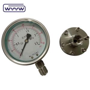 China all stainless steel diaphragm seal pressure gauge manometer factory