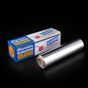 China Food Grade Household Embossed Catering Aluminium Foil Roll 10cm factory