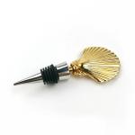 Luxurious Gold Sea Shell Bottle Stopper For Wine Preservation