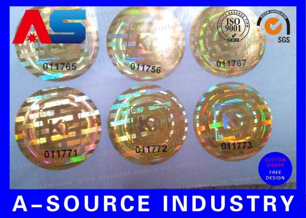 China Anti Counterfeit Anti Fake Hologram For Security Codes And Serial Number factory