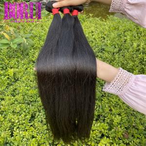China 8-30 Inchs Virgin Peruvian Human Hair Straight Peruvian Bundles Wefts Extensions factory