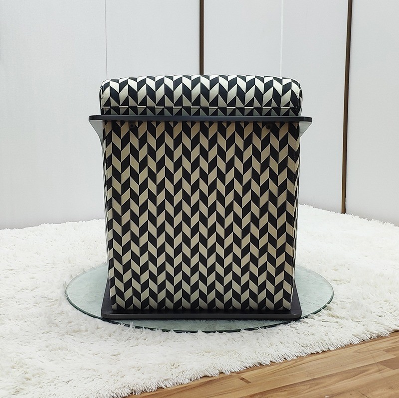 Italian Simple Single Sofa Chair Fabric Leisure Tiger Arm Chair