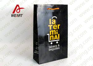 China Eco Friendly Yellow Art Paper Bags Customized Size Storage Used factory