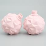 Pink Perfume 75mm 120ml Plastic Cosmetic Lotion Bottle