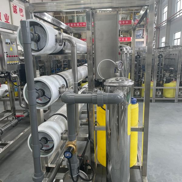 Auto PLC 6m3 per hour Industrial RO Water Filter Purification System for Brackish Water