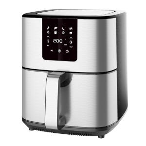 China 7 Liter Stainless Steel Digital Steam Function Air Toaster Oven No Oil Deep Fryer / Grill factory