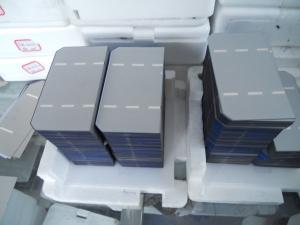 China 1/2 cut from 4.5w monocrystalline solar cell 6x3 inch factory