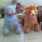 Hansel Guangzhou plush moving toy animal toy horse on 4 wheels for kids
