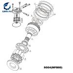 SG08 SG04 SG025 Excavator Hydraulic Swing Motor Parts
