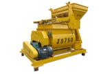JS750 Twin Shaft Concrete Mixer Machine , Benford Winget Volumetric Concrete
