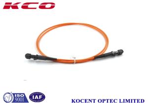 China OM1 Orange MTRJ E2K DIN MU PVC LSZH Fibre Optic Patch Cord Diameter 3.0mm on sale
