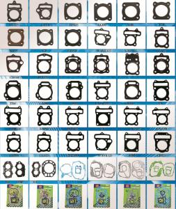 China CD70 full set repair gasket ,motorcycle gasket for CD110 made in xingtai ,cylinder block and cylinder head factory
