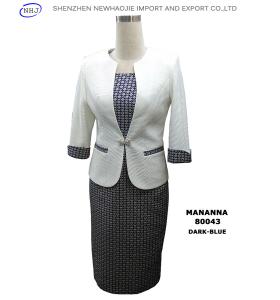 China dress suit styles collarless ladies dress jackets factory