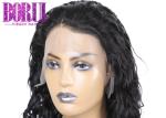 Full And Thick Malaysian Hair Wigs , Pre Plucked Glueless Natural Wave Full Lace