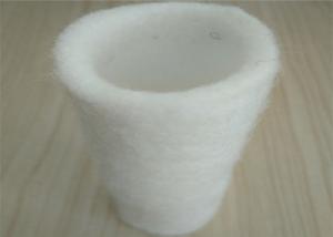China Heat Resistant Thick Polyester Felt Roll Tube Sleeve Needled Punched Custom Length factory